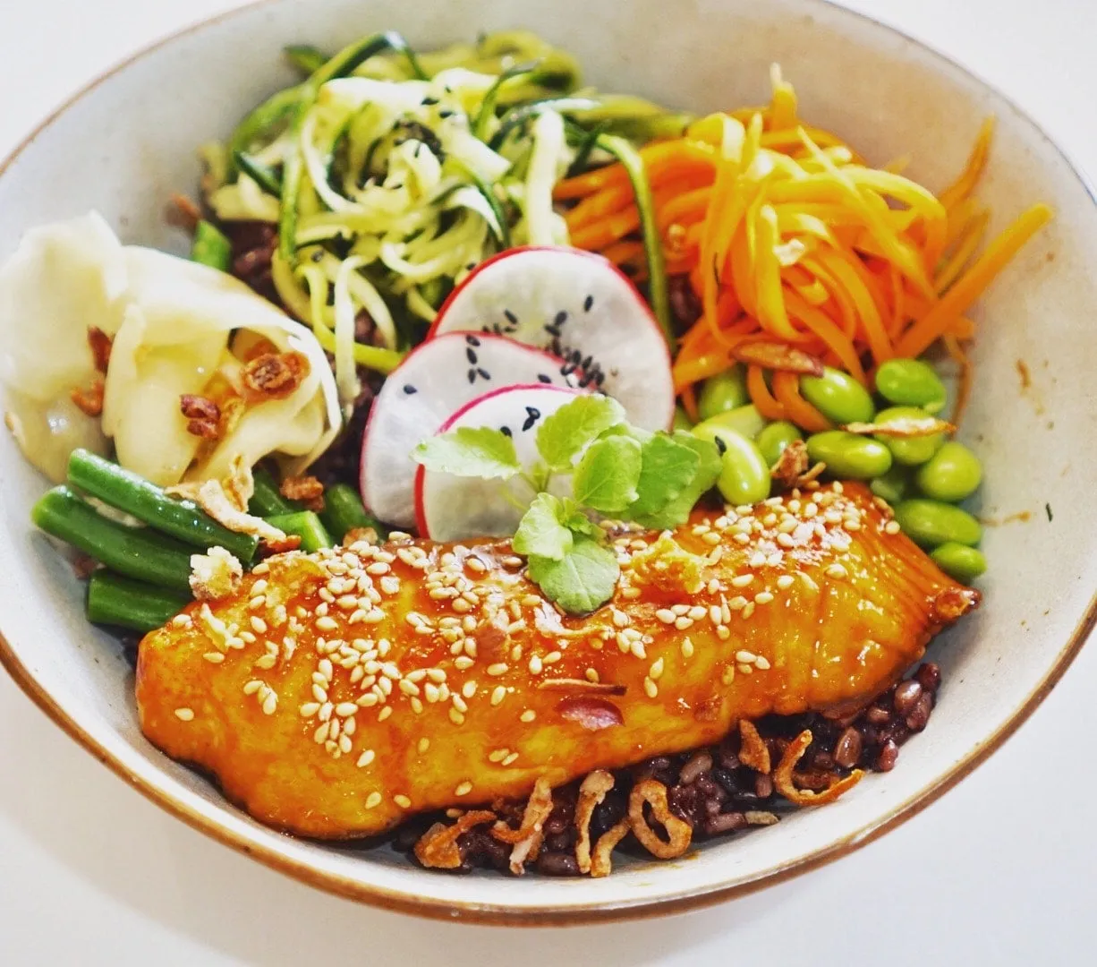 Teriyaki Salmon Poke